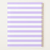 I Love Boba Kawaii Bubble Tea Taro Ube Paars  Planner (Achterkant)