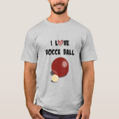 I Love Bocce Ball T-shirt (Voorkant)