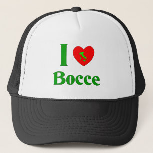 I Love Bocce Trucker Pet