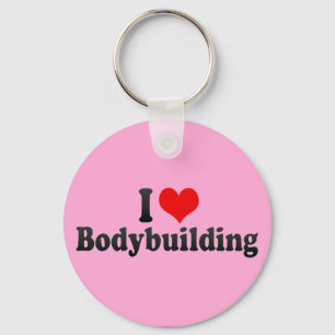 I Love Bodybuilding Sleutelhanger