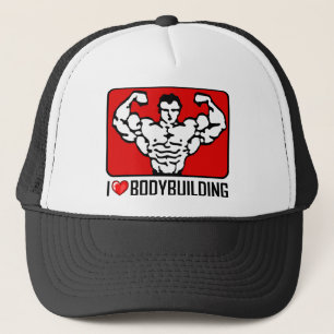 I Love Bodybuilding Trucker Pet
