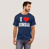 I Love Bonsai T-shirt (Voorkant volledig)