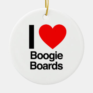 i love boogie boards keramisch ornament