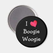 I Love Boogie Woogie Magneet (Voorkant / Achterkant)