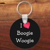 I Love Boogie Woogie Sleutelhanger (Voorkant)