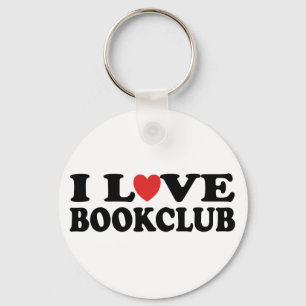 I Love Bookclub Sleutelhanger