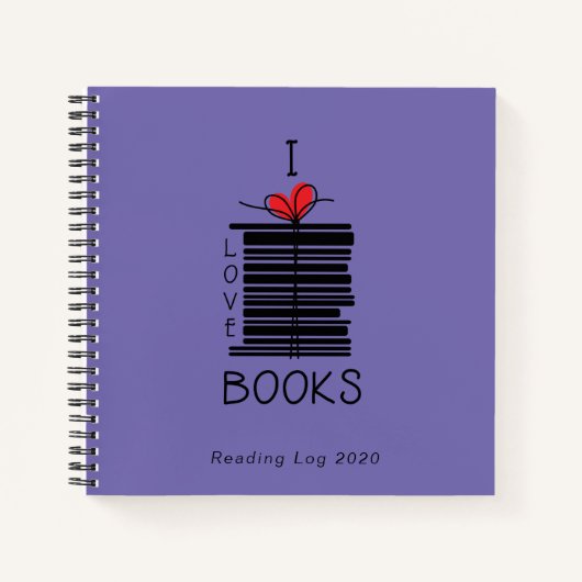 "I Love Books" Journal de lecture 2021 (Devant)
