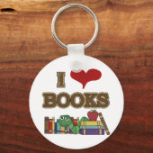 I Love Books Sleutelhanger (Voorkant)