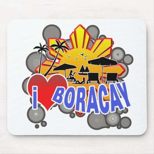 I Love Boracay Muismat (Voorkant)