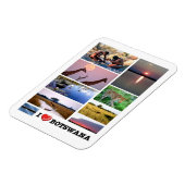 I LOVE Botswana - Magnet (Côté Gauche)