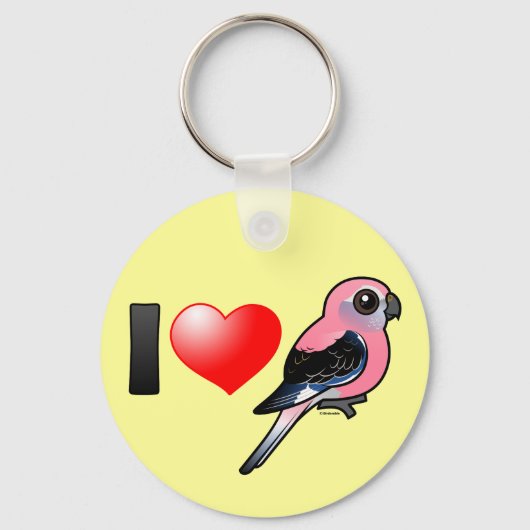 I Love Bourkies Sleutelhanger (Voorkant)