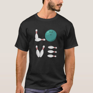 I Love Bowling Ball - Funny Bowling T-shirt
