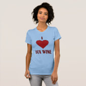 I Love BOX WINE T-shirt (Voorkant volledig)