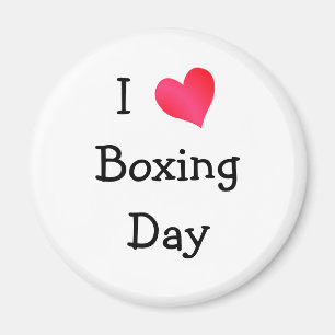 I Love Boxing Day Magneet