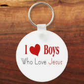 I Love Boys Sleutelhanger (Voorkant)