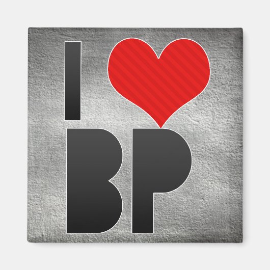 I Love BP Magneet (Voorkant)