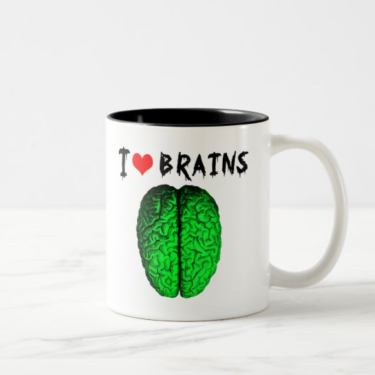 I Love Brains Mug (Droit)