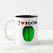 I Love Brains Mug (Gauche)