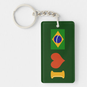 I Love Brasil Sleutelhanger