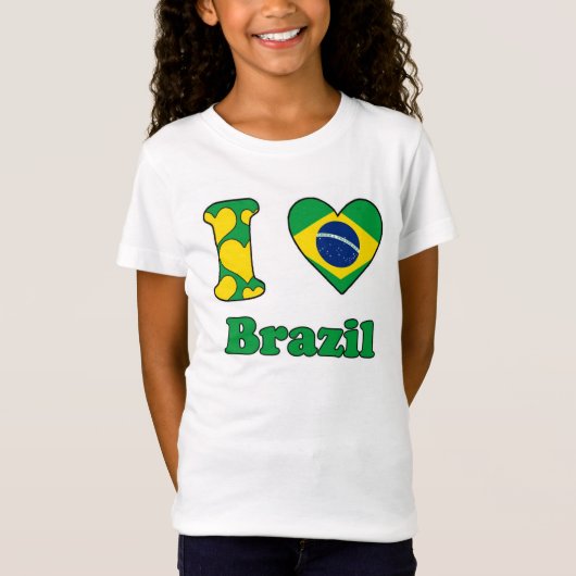 I love Brazil T-shirt (Voorkant)