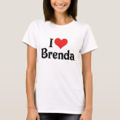 I Love Brenda T-shirt (Voorkant)