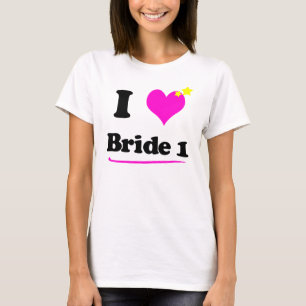 I Love Bride 1 Hanes Casual Comfort T-shirt