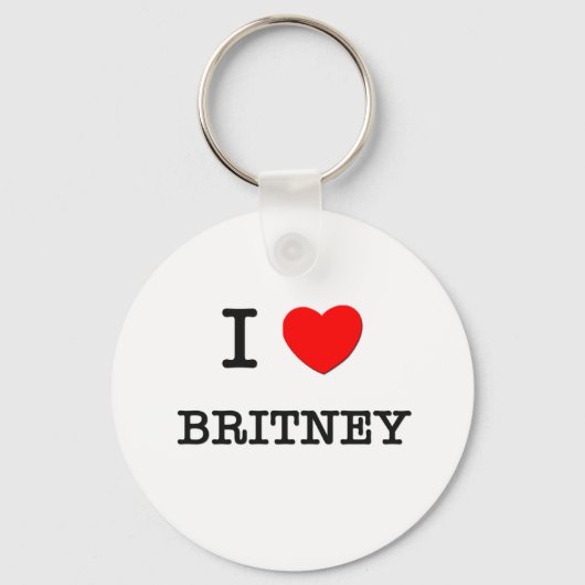 I Love Britney Sleutelhanger (Voorkant)