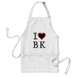 I Love Brooklyn BK NYC Standaard Schort