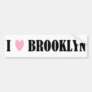 I Love Brooklyn Bumpersticker