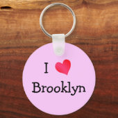 I Love Brooklyn Sleutelhanger (Voorkant)