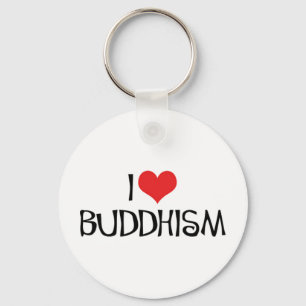I Love Buddhism Sleutelhanger