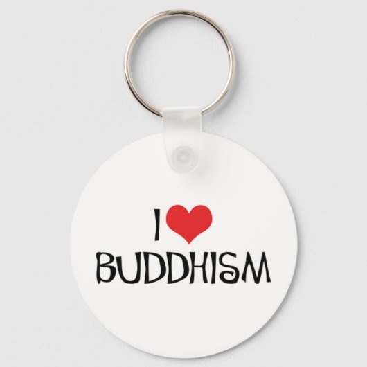I Love Buddhism Sleutelhanger (Voorkant)