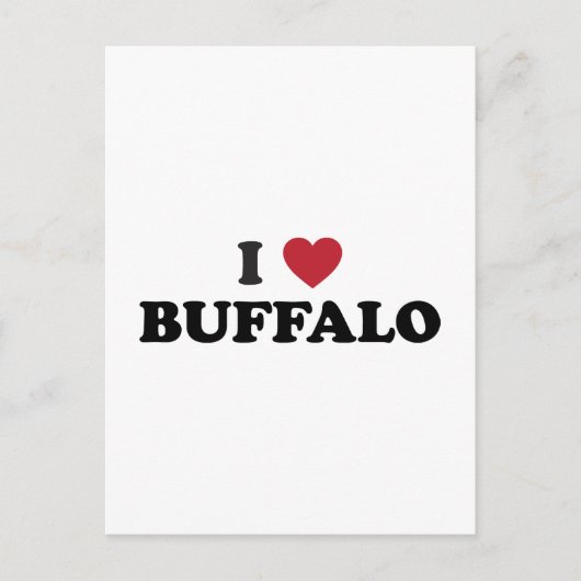 I Love Buffalo Briefkaart (Voorkant)