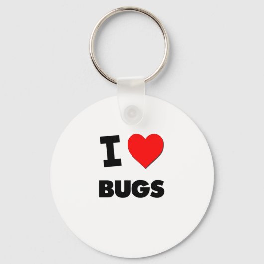 I Love Bugs Sleutelhanger (Voorkant)