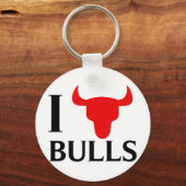 I Love Bulls Sleutelhanger (Voorkant)