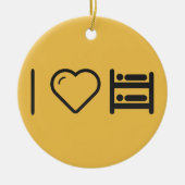 I Love Bunk Beds Keramisch Ornament (Voorkant)