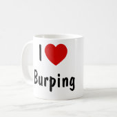I Love Burping Koffiemok (Voorkant links)
