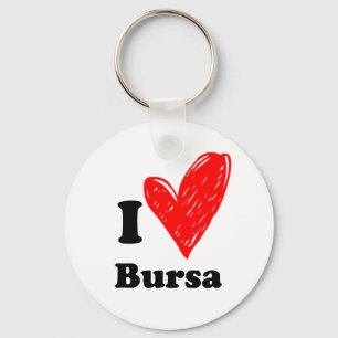 I Love Bursa Sleutelhanger