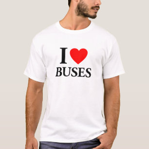 I Love Buses T-shirt