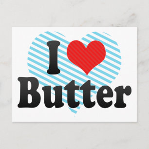 I Love Butter Briefkaart