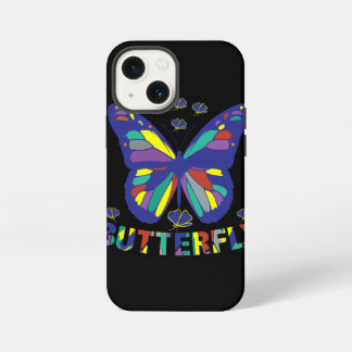 I-love-butterfly-typography-quotes- iPhone 13 Mini Hoesje