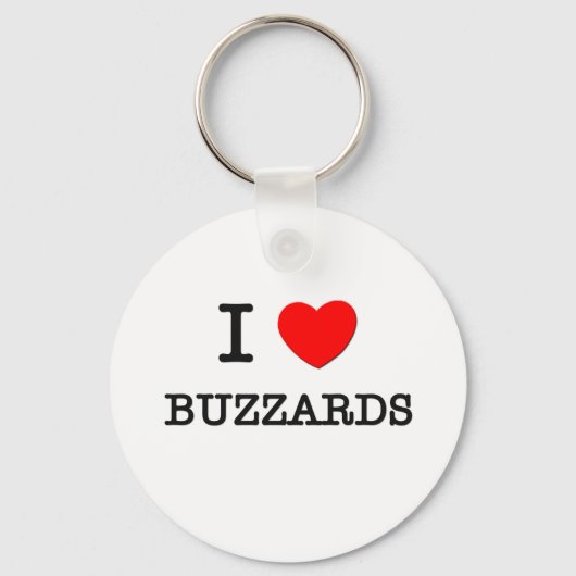 I Love Buzzards Sleutelhanger (Voorkant)