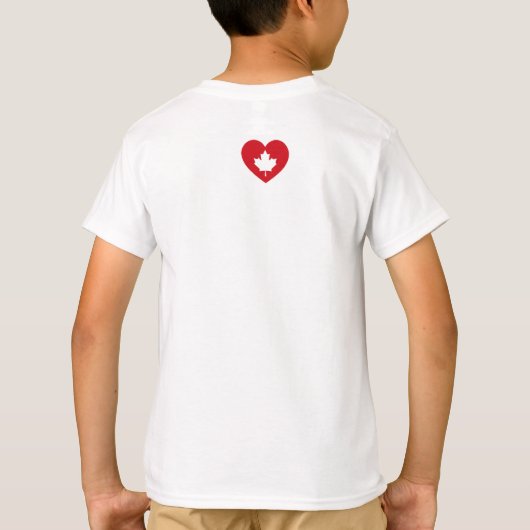 I Love CA | J'aime le T-shirt sur mesure pour enfa (Dos)