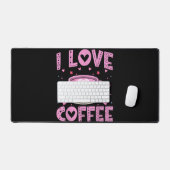 I Love Café - Drôle Boisson Café Café Café Café Ad (Clavier et souris)