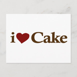 I Love Cake Briefkaart
