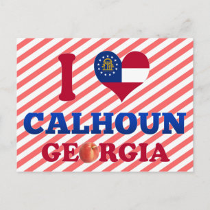 I Love Calhoun, Georgia Briefkaart