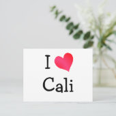 I Love Cali Briefkaart (Staand voorkant)