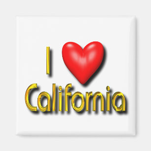 I Love California Magneet