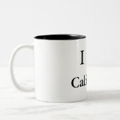 I Love California - Mug à deux tons (Gauche)