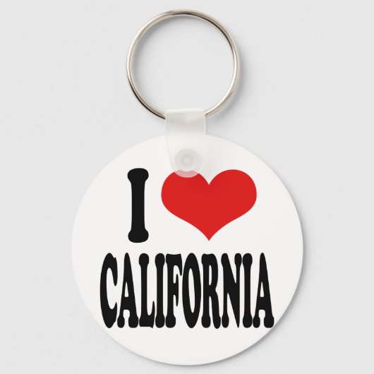 I Love California Sleutelhanger (Voorkant)